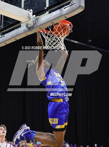 Thumbnail 3 in Boerne vs. Washington (UIL 4A Basketball State Semifinal) photogallery.