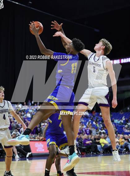 Thumbnail 2 in Boerne vs. Washington (UIL 4A Basketball State Semifinal) photogallery.
