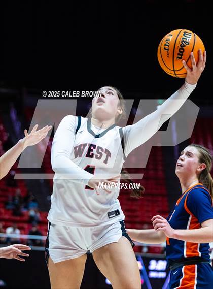 Thumbnail 2 in West vs. Brighton (UHSAA 5A Quarterfinal) photogallery.