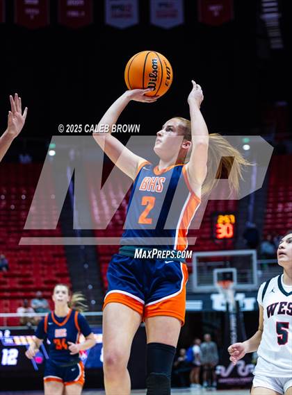 Thumbnail 2 in West vs. Brighton (UHSAA 5A Quarterfinal) photogallery.