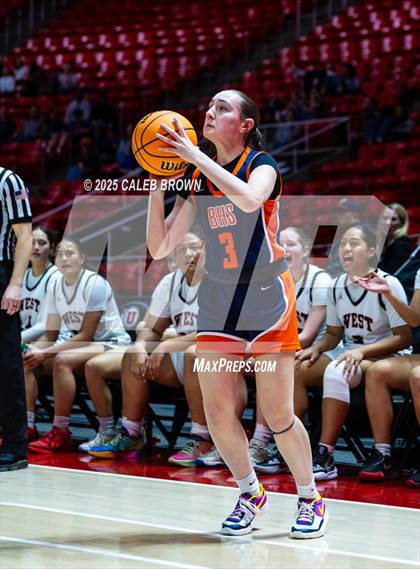 Thumbnail 2 in West vs. Brighton (UHSAA 5A Quarterfinal) photogallery.