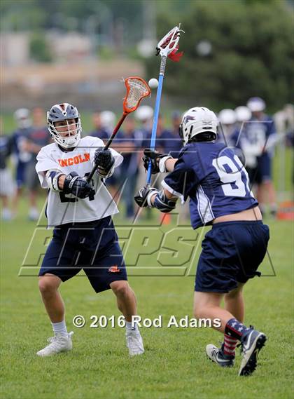 Thumbnail 2 in Lincoln Rampage vs. Papillion (Nebraska/Iowa State Quarterfinal) photogallery.