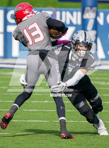 Thumbnail 3 in Guyer vs. Cedar Hill (UIL Class 6A Division 2 Semifinal) photogallery.