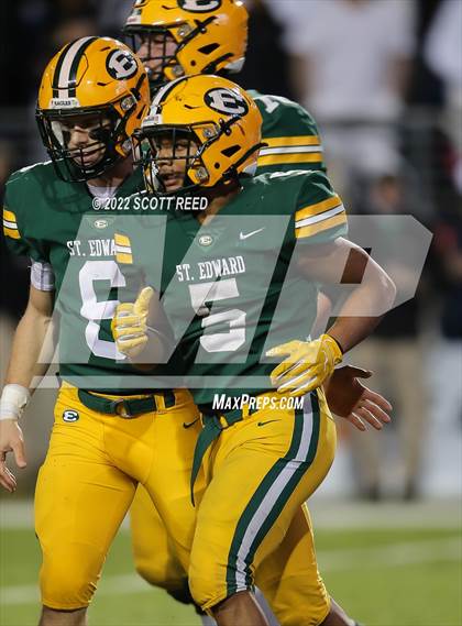 Thumbnail 2 in St. Edward vs. Springfield (OHSAA D1 Final) photogallery.