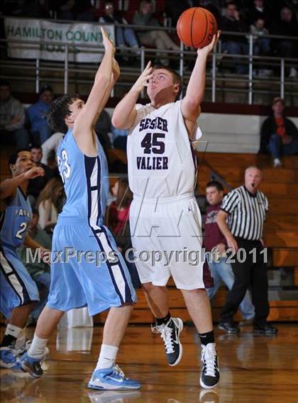 Thumbnail 1 in Sesser-Valier vs. Pinckneyville (Benton Invitational Tournament) photogallery.