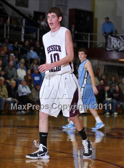 Thumbnail 3 in Sesser-Valier vs. Pinckneyville (Benton Invitational Tournament) photogallery.
