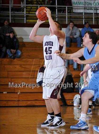 Thumbnail 1 in Sesser-Valier vs. Pinckneyville (Benton Invitational Tournament) photogallery.
