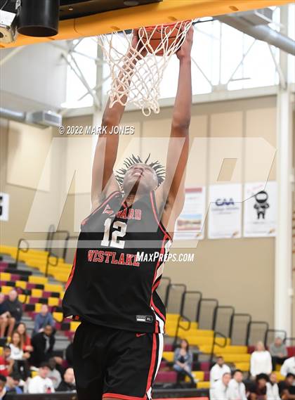 Thumbnail 3 in Harvard-Westlake vs. Ironwood (Hoophall West) photogallery.