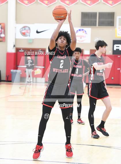 Thumbnail 1 in Harvard-Westlake vs. Ironwood (Hoophall West) photogallery.