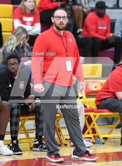 Thumbnail 2 in Harvard-Westlake vs. Ironwood (Hoophall West) photogallery.