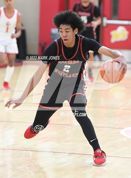 Thumbnail 3 in Harvard-Westlake vs. Ironwood (Hoophall West) photogallery.