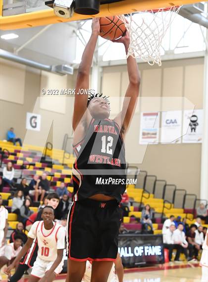 Thumbnail 3 in Harvard-Westlake vs. Ironwood (Hoophall West) photogallery.