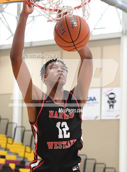 Thumbnail 2 in Harvard-Westlake vs. Ironwood (Hoophall West) photogallery.