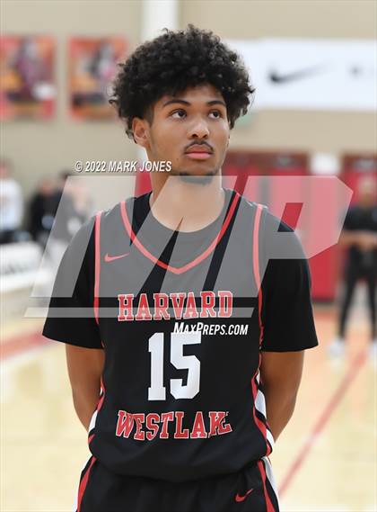 Thumbnail 1 in Harvard-Westlake vs. Ironwood (Hoophall West) photogallery.