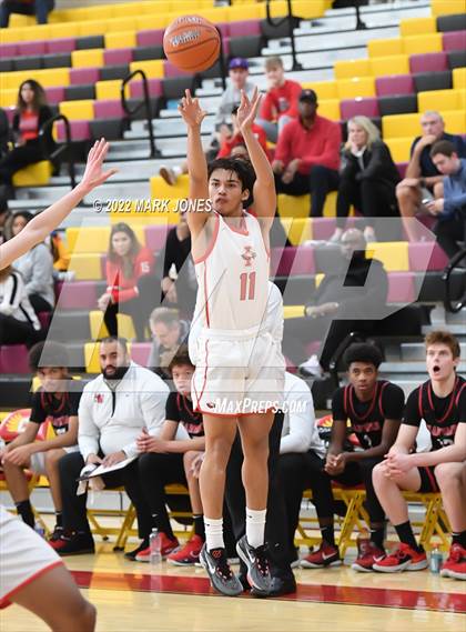 Thumbnail 1 in Harvard-Westlake vs. Ironwood (Hoophall West) photogallery.
