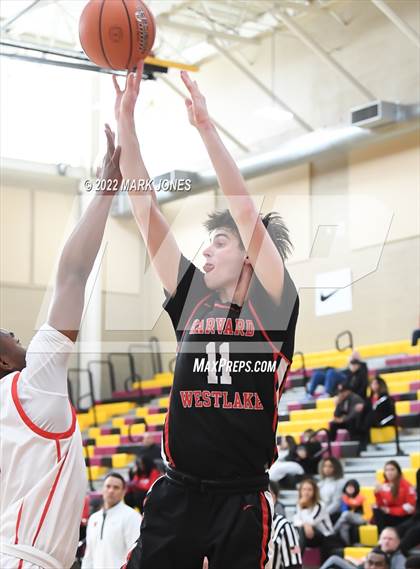Thumbnail 1 in Harvard-Westlake vs. Ironwood (Hoophall West) photogallery.