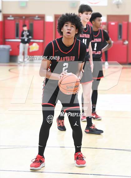 Thumbnail 3 in Harvard-Westlake vs. Ironwood (Hoophall West) photogallery.