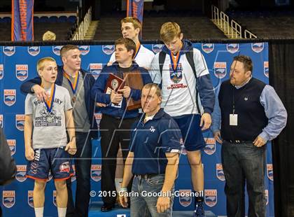 Thumbnail 3 in NCHSAA State 1A Wrestling Championships (Awards) photogallery.