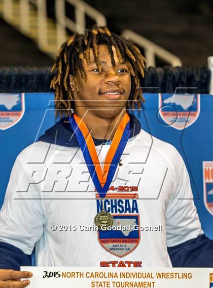 Thumbnail 3 in NCHSAA State 1A Wrestling Championships (Awards) photogallery.