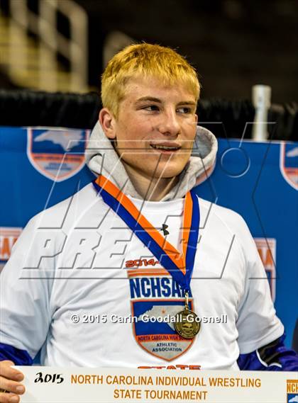 Thumbnail 2 in NCHSAA State 1A Wrestling Championships (Awards) photogallery.