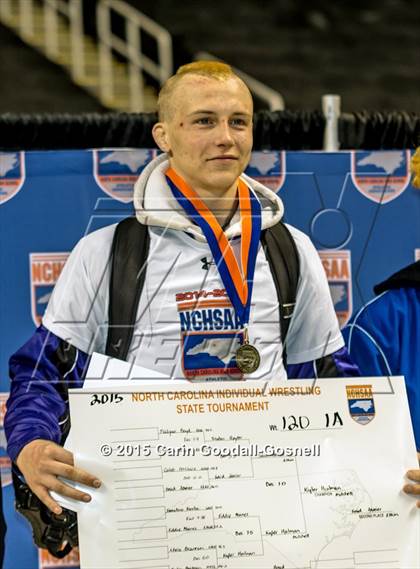 Thumbnail 1 in NCHSAA State 1A Wrestling Championships (Awards) photogallery.