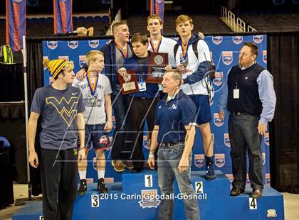 Thumbnail 1 in NCHSAA State 1A Wrestling Championships (Awards) photogallery.