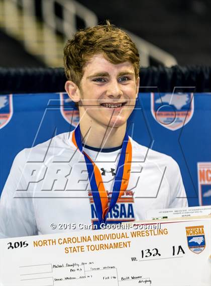 Thumbnail 2 in NCHSAA State 1A Wrestling Championships (Awards) photogallery.