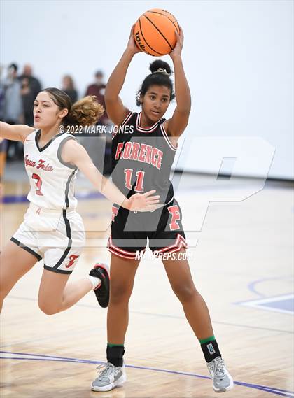 Thumbnail 2 in Agua Fria vs. Florence (Coyotes Basketball Invitational) photogallery.