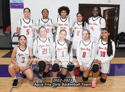 Thumbnail 2 in Agua Fria vs. Florence (Coyotes Basketball Invitational) photogallery.