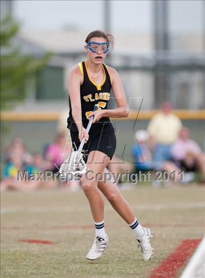 Thumbnail 2 in St. Agnes Academy v Hockaday (D2 TGHSLL State Final) photogallery.