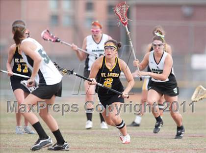 Thumbnail 3 in St. Agnes Academy v Hockaday (D2 TGHSLL State Final) photogallery.