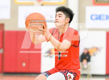 Thumbnail 2 in Crossroads vs Rancho Solano Prep (HoopHall West Tournament) photogallery.