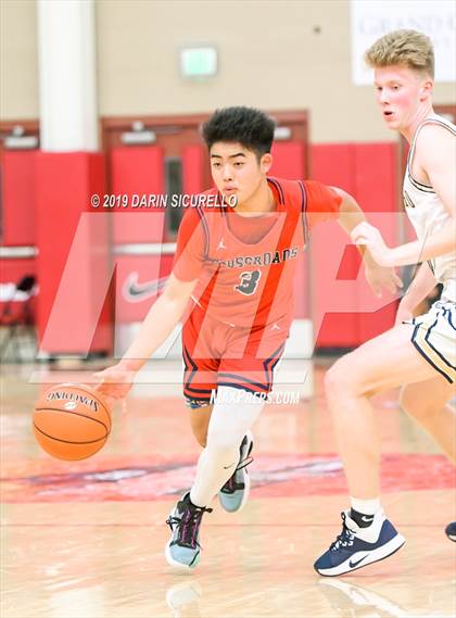 Thumbnail 2 in Crossroads vs Rancho Solano Prep (HoopHall West Tournament) photogallery.