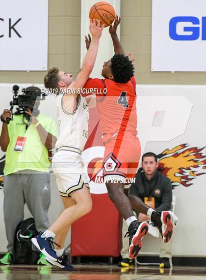 Thumbnail 3 in Crossroads vs Rancho Solano Prep (HoopHall West Tournament) photogallery.