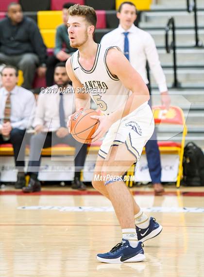 Thumbnail 3 in Crossroads vs Rancho Solano Prep (HoopHall West Tournament) photogallery.
