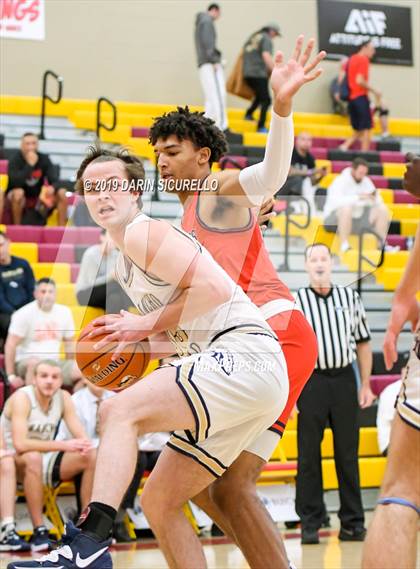 Thumbnail 1 in Crossroads vs Rancho Solano Prep (HoopHall West Tournament) photogallery.