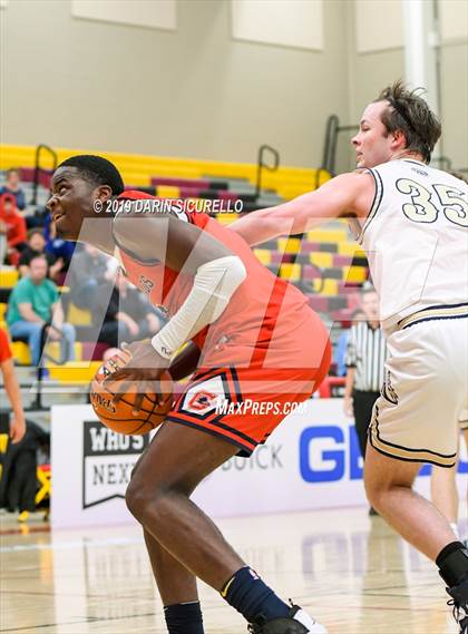Thumbnail 1 in Crossroads vs Rancho Solano Prep (HoopHall West Tournament) photogallery.