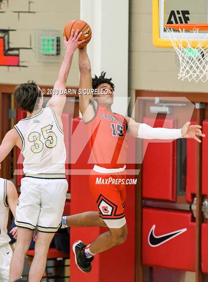 Thumbnail 3 in Crossroads vs Rancho Solano Prep (HoopHall West Tournament) photogallery.