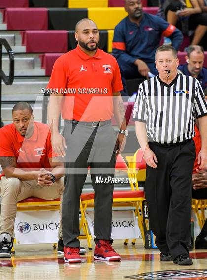 Thumbnail 2 in Crossroads vs Rancho Solano Prep (HoopHall West Tournament) photogallery.