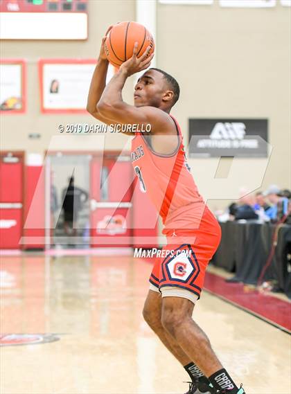 Thumbnail 1 in Crossroads vs Rancho Solano Prep (HoopHall West Tournament) photogallery.