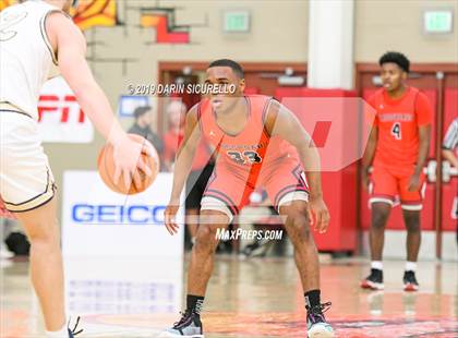 Thumbnail 2 in Crossroads vs Rancho Solano Prep (HoopHall West Tournament) photogallery.