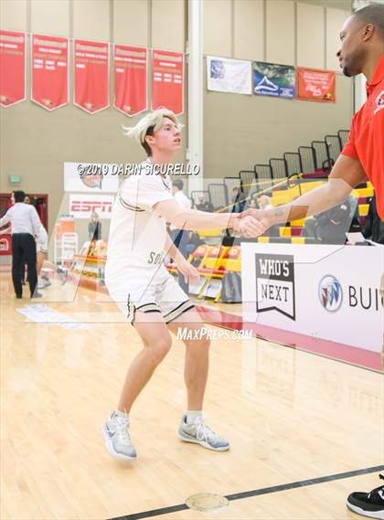 Thumbnail 3 in Crossroads vs Rancho Solano Prep (HoopHall West Tournament) photogallery.