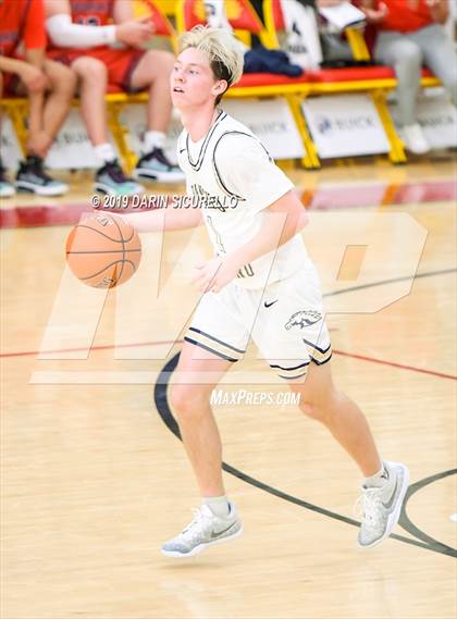 Thumbnail 2 in Crossroads vs Rancho Solano Prep (HoopHall West Tournament) photogallery.