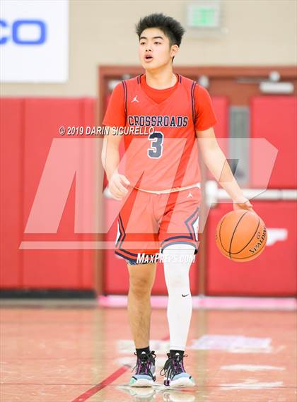 Thumbnail 3 in Crossroads vs Rancho Solano Prep (HoopHall West Tournament) photogallery.