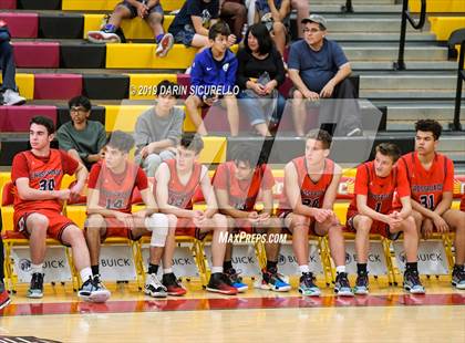 Thumbnail 3 in Crossroads vs Rancho Solano Prep (HoopHall West Tournament) photogallery.
