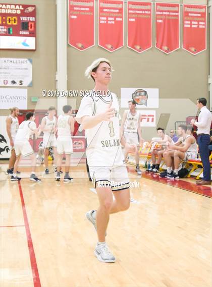 Thumbnail 2 in Crossroads vs Rancho Solano Prep (HoopHall West Tournament) photogallery.