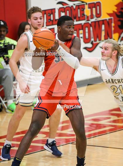 Thumbnail 3 in Crossroads vs Rancho Solano Prep (HoopHall West Tournament) photogallery.