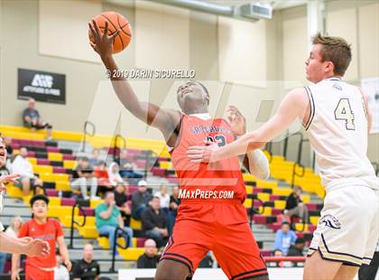 Thumbnail 3 in Crossroads vs Rancho Solano Prep (HoopHall West Tournament) photogallery.