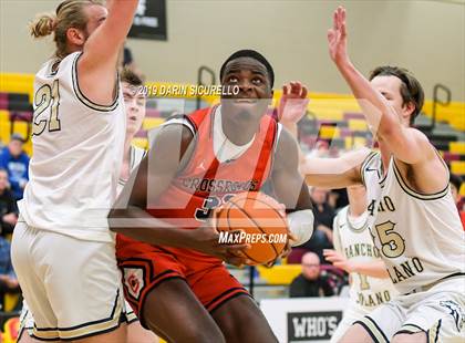 Thumbnail 3 in Crossroads vs Rancho Solano Prep (HoopHall West Tournament) photogallery.