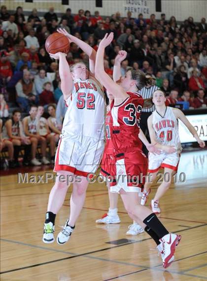 Thumbnail 1 in Prentice vs Owen-Withee (WIAA D4 Sectional Semifinal)  photogallery.